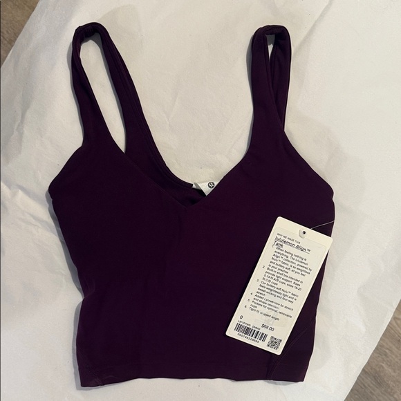 lululemon athletica Other - NWT Lululemon Align Tank Dramatic Magenta Dark Purple Size 0